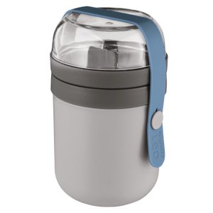 LEO Tweedelige Lunchpot grau