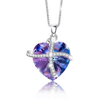 Purple Heart Necklace
