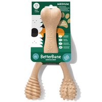 BetterBone Hunde Kauspielzeug Kauknochen - Large Medium Beef (ohne Nylon, CO2 neutral in Europa hergestellt)
