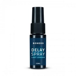 Delay spray for men, 15 ml bottle, designed to prolong intimacy.