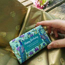 ENGLISH SOAP C° 190g zeep - Happy Birthday - Eng. Lavender