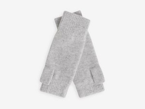 Gloves fingerless Light grey