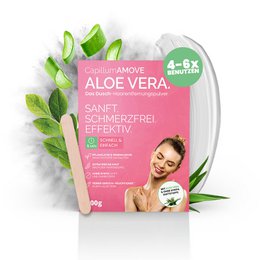 Aloe vera depilatory powder for hair removal, 200g and 300g variants available, simple and effective formula, gentle on skin.