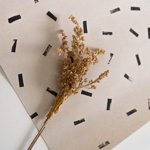 Gift-wrapping paper - Stamp gray / sand