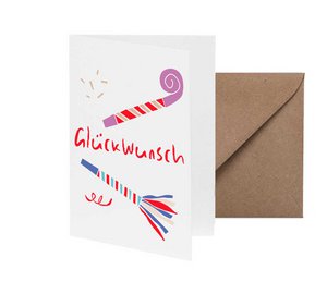 Grußkarte Glückwunsch