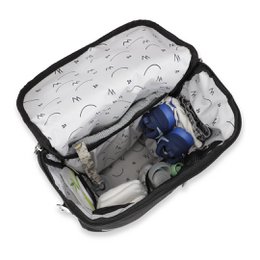 Black ♻️ Recycled Polyester Diaper Bag