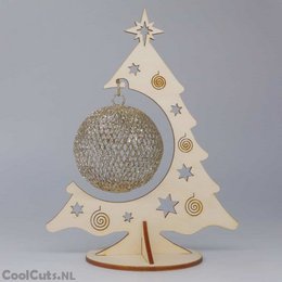 CoolCuts Houten kerstboom 22cm