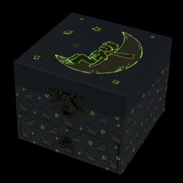 Coffret Musique Cube Phosphorescent Le Petit Prince et mouton