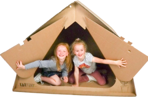 Kartonnen Tent voor kinderen - de KarTent Junior