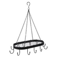 Pot hanger made of iron - black 57cm