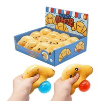 Queasy Squeezies Foodiemals Boulangerie Croissant Plüsch-Quetschspielzeug
