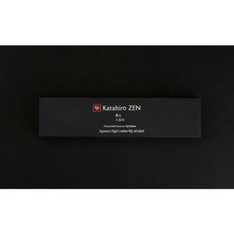 KATAHIRO ZEN - 8" kokkekniv lavet af 67 lag japansk VG-10 stigedamask med hammerfinish, fiber carbon håndtag