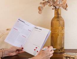 kærlighedshistorie notesbog