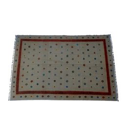 Tapis Kilim Soumak Tapa Beige