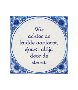 Tegels delfts blauw - Kudde