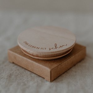 Deckel Das Leben ist schön für Karaffe (VE = 6 Stk)