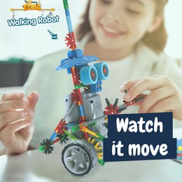 Science4you - Deltabot Roboterbausatz für Kinder 8-14 Jahre - Bauen Sie Ihren eigenen Roboter mit diesem Bausatz, Robotik-Bausatz mit 117 Teilen, Lernspielzeug für 8-Jährige, Stammspielzeug ab 8 Jahren