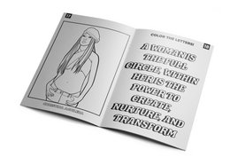 Ikonisk maleaktivitetsbog for kvinder