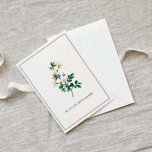 Sympathy Card Rose