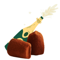 Champagne Chocolate Truffles - Bulk