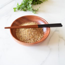 Handmade Tableware - Flat Bowl Ø16 cm - Eco-friendly - Khaya Wood