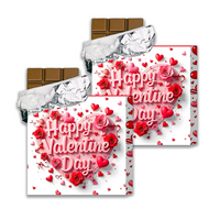 Socola chocolade 200 gram tabletten VALENTIJN  SERIE-01 "ASSORTI" (4X3pcs) giftbox