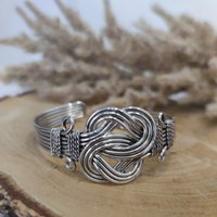 Valencia bangle silver (adjustable size)