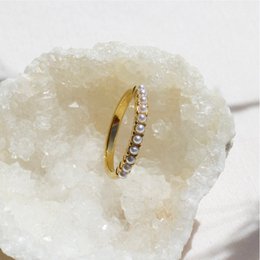 Africa - Anello vintage con perla in oro