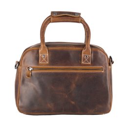 Ladies Bag Buffalo Leather In 3 Colors With A Shoulder Strap And Handles – Medium Size