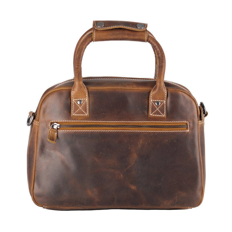 Ladies Bag Buffalo Leather In 3 Colors With A Shoulder Strap And Handles – Medium Size
