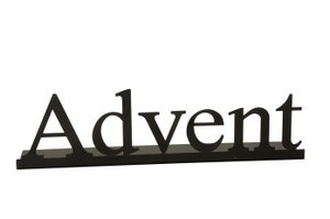 Schriftzug Advent