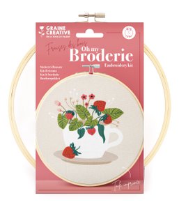 BORDUURSET WILDE AARDBEI Ø20CM