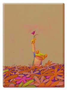 Fridge magnet - Rose