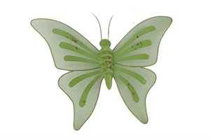 Deco Butterfly Fab 44x3.5x33cm metal
