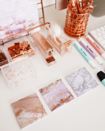 Set di note adesive con pietre preziose
