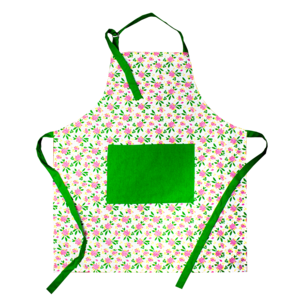Kitsch Kitchen apron Mercado de Flores green