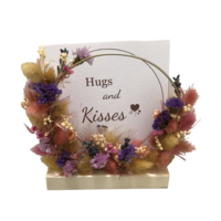 Flowerhoop rond 12cm romantique