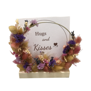 Flowerhoop rond 12cm romantique