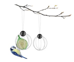 Eva Solo - Vogel Feeding Bol Suet -Set von 2 Teilen - Silber