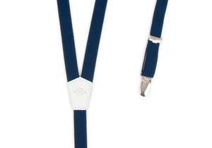 Navy PortoFino Extra Thin Suspenders