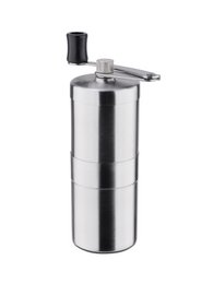 Compact coffee grinder with ceramic grinder