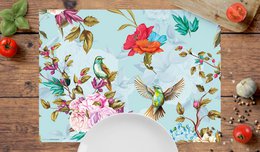 Colorful bird paradise | Place mats made of premium vinyl 44 x 32 cm - 4 pieces