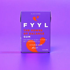FYYL GUM - DE KRACHT VAN BALANS - 20 kauwgomdoosjes per verpakking - natuurlijke kauwgom