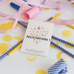 Félicitations - Sachet de graines de Basilic