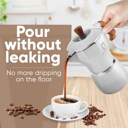 Moka-Kanne aus Aluminium, 300 ml