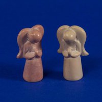 129 Small angel natural - soapstone