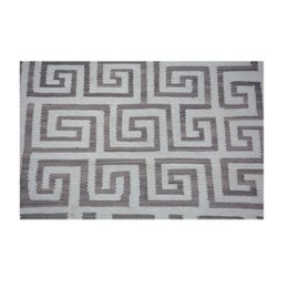 Tapis Kilim gris fumé moderne