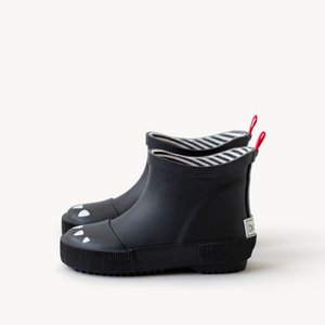 KERRAN Kinder Regenstiefel Schwarz