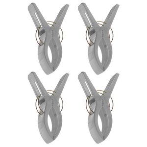 Strandhanddoekclips 4 pc's