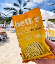 Oat Salted Sticks Turmeric, organic, Bett'r, 50g